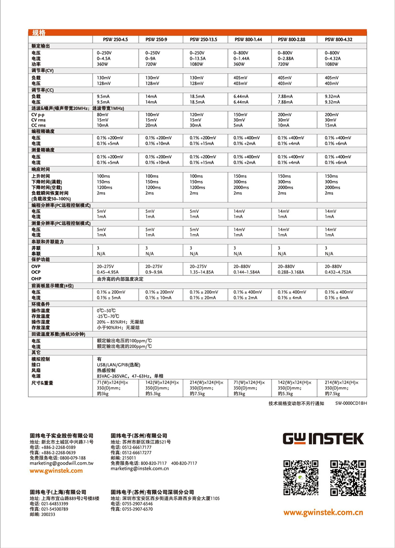 固纬PSW系列(开关式)（可编程单通道直流电源）_00008.jpg