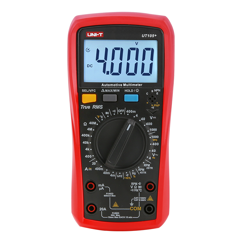 UT105+ 汽车万用表产品概述