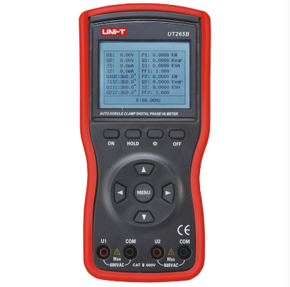 UT265B 智能双钳数字相位伏安表